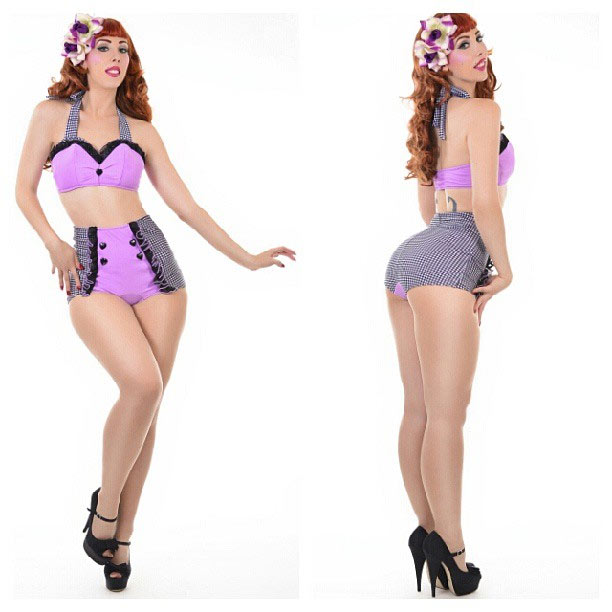 ชุดว่ายน้ำเอวสูง