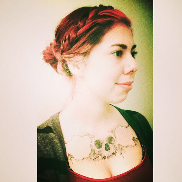 สักหน้าอกสวยๆ