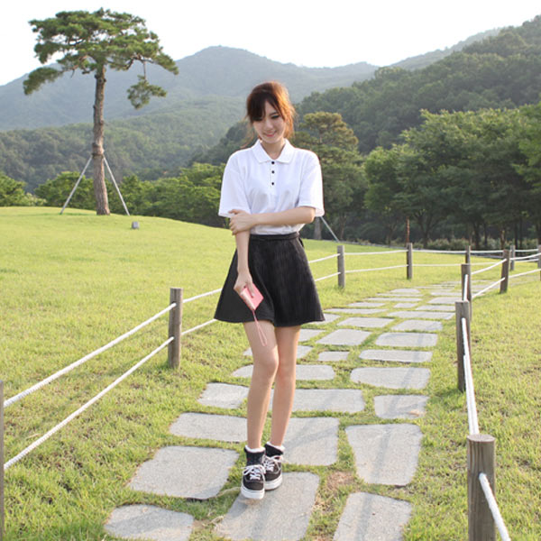 กระโปรงทรงสวิง