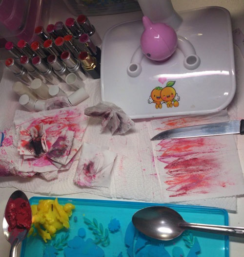 พาเลตต์ลิปสติก