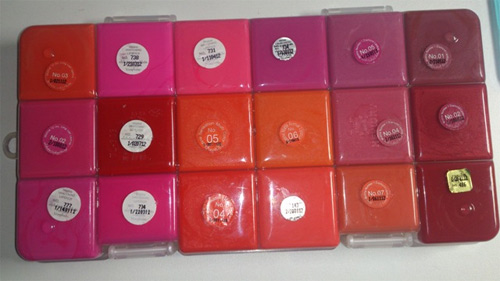 พาเลตต์ลิปสติก