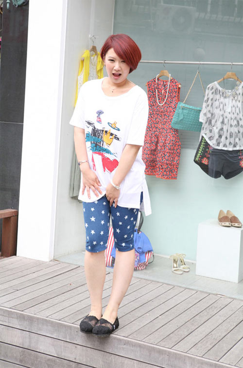 กางเกงขาสั้นคนอ้วน