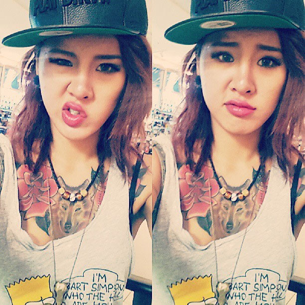 สักหน้าอกสวยๆ