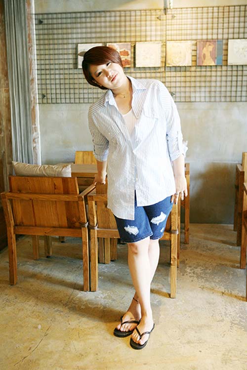 กางเกงขาสั้นคนอ้วน