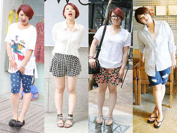 กางเกงขาสั้นคนอ้วน