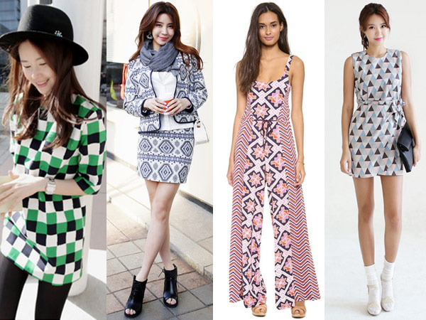 เสื้อผ้าลายเรขาคณิต