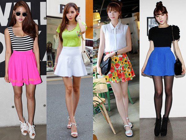 กระโปรงทรงสวิง