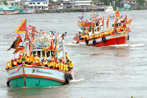 ประเพณีแห่เจ้าพ่อหลักเมืองสมุทรสาคร ประเพณีแห่เจ้าพ่อหลักเมืองสมุทรสาคร