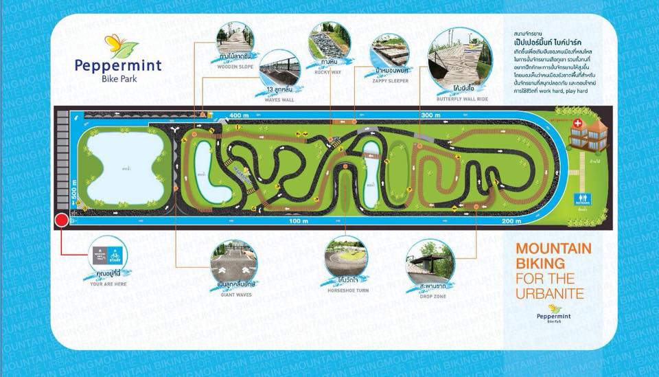 Peppermint Bike Park สนามจำลองจักรยานเสือภูเขา Peppermint Bike Park สนามจำลองจักรยานเสือภูเขา