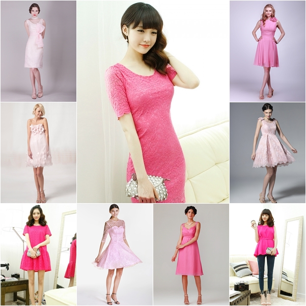 ชุดไปงานแต่งโทนชมพู ชุดไปงานแต่งโทนชมพู