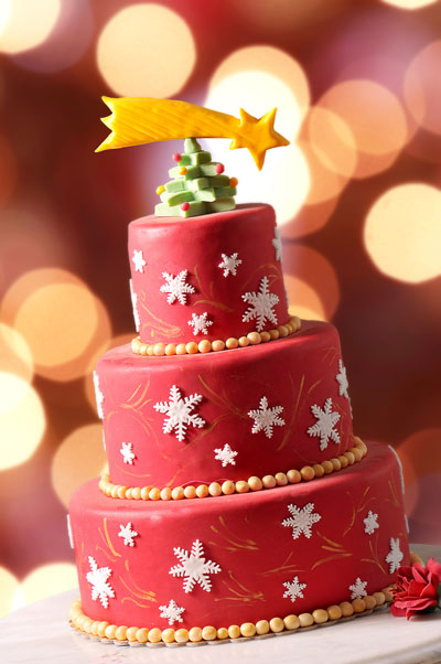 red cakewedding red cakewedding