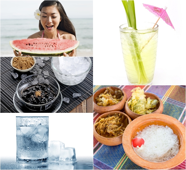 อาหารคลายร้อน อาหารคลายร้อน