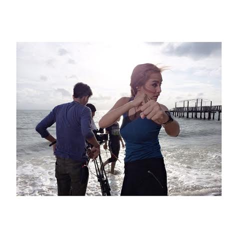 กระแต ศุภักษร เซ็กซี่เบา ๆ ถ่ายละครสวยประหาร ริมหาดพัทยา