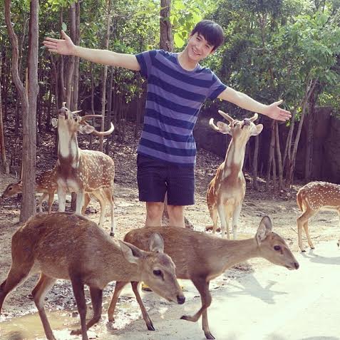 ริท เดอะสตาร์ เที่ยวสวนสัตว์ขอนแก่น โพสต์ภาพคู่แรด น่ารักอ่ะ