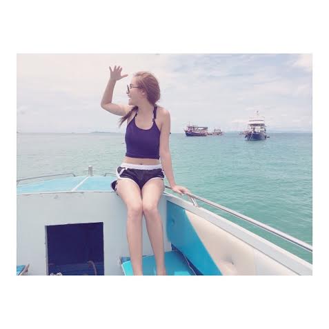 กระแต ศุภักษร เซ็กซี่เบา ๆ ถ่ายละครสวยประหาร ริมหาดพัทยา