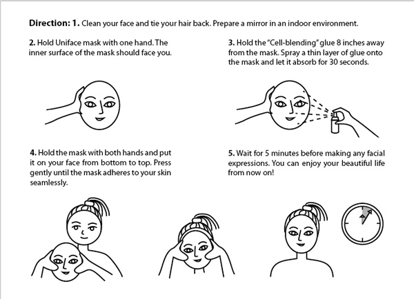 หน้ากาก ยูนิเฟซ xหน้ากาก ยูนิเฟซ