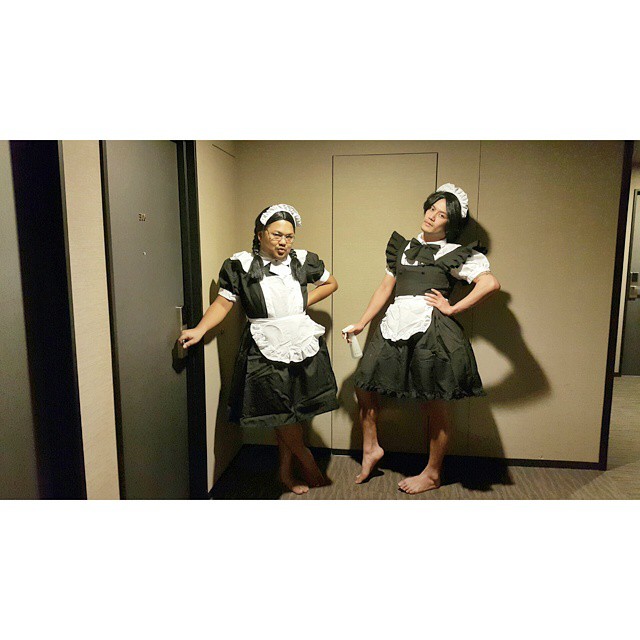 อ๊อฟ ปองศักดิ์ คอสเพลย์ ชุดแม่บ้านญี่ปุ่น อ๊อฟ ปองศักดิ์ คอสเพลย์ ชุดแม่บ้านญี่ปุ่น