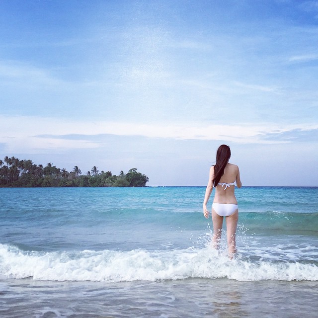 เมย์ พิชญ์นาฏ เที่ยวทะเล เกาะกูด เมย์ พิชญ์นาฏ เที่ยวทะเล เกาะกูด