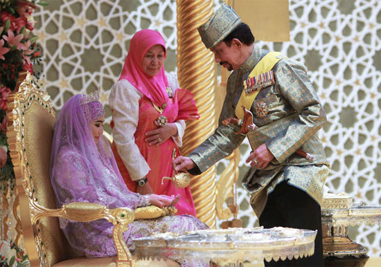 งานพิธีเสกสมรส พระธิดาสุลต่าน บรูไน
