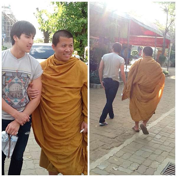 ณเดชน์ ทำบุญ วัดท่าไม้