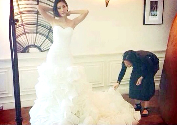 แตงโม ถ่ายนิตยสาร wedding magazine แตงโม ถ่ายนิตยสาร wedding magazine