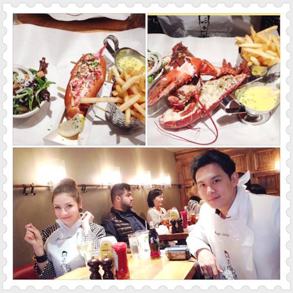 ฟลุค นาตาลี เที่ยวลอนดอน ฟลุค นาตาลี เที่ยวลอนดอน