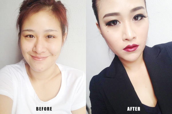 วิธีแต่งหน้าคม วิธีแต่งหน้าคม