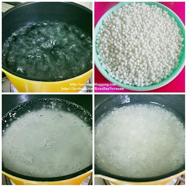 สาคูแคนตาลูปนมสด ขนมไทยหวานหอมเย็นชื่นใจ สาคูแคนตาลูปนมสด ขนมไทยหวานหอมเย็นชื่นใจ