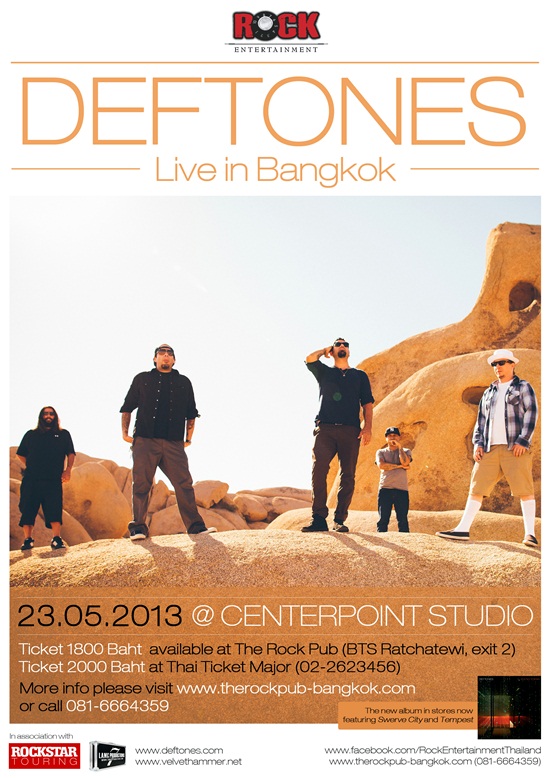 Deftones Live in Bangkok 2013 Deftones Live in Bangkok 2013