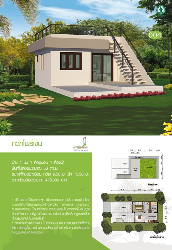 30 แบบบ้านชั้นเดียวแจกฟรี! แบบบ้านสวย ๆ จากกทม.