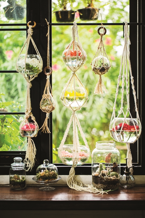 diy ม่านดอกไม้แสนสดชื่น จากเทคนิคมาคราเม่ diy ม่านดอกไม้แสนสดชื่น จากเทคนิคมาคราเม่