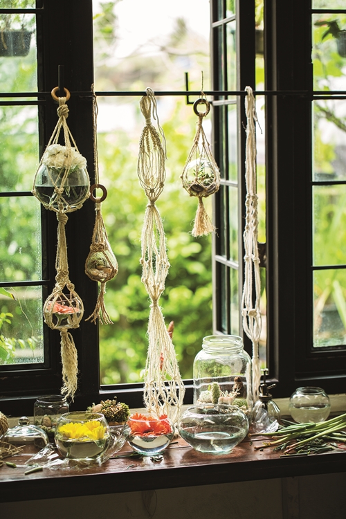 diy ม่านดอกไม้แสนสดชื่น จากเทคนิคมาคราเม่ diy ม่านดอกไม้แสนสดชื่น จากเทคนิคมาคราเม่