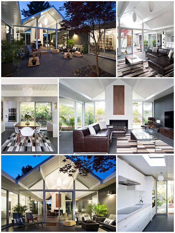 แบบบ้านชั้นเดียวร่วมสมัย พร้อมสวนหย่อมกลางบ้าน แบบบ้านชั้นเดียวร่วมสมัย พร้อมสวนหย่อมกลางบ้าน