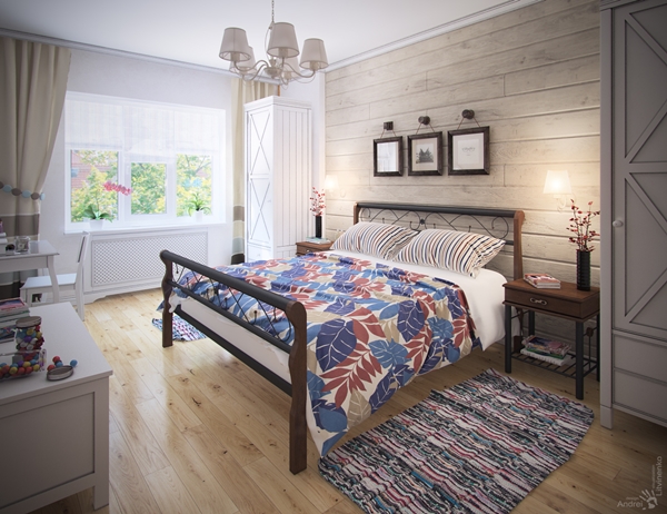 แบบห้องนอนแต่งง่าย ๆ สไตล์วินเทจคันทรี แบบห้องนอนแต่งง่าย ๆ สไตล์วินเทจคันทรี