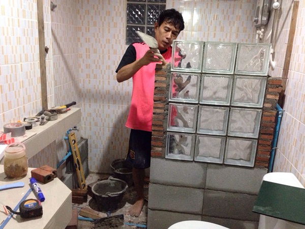 กั้นโซนเปียก โซนแห้งในห้องน้ำ ทำเองได้ไม่ง้อช่าง กั้นโซนเปียก โซนแห้งในห้องน้ำ ทำเองได้ไม่ง้อช่าง
