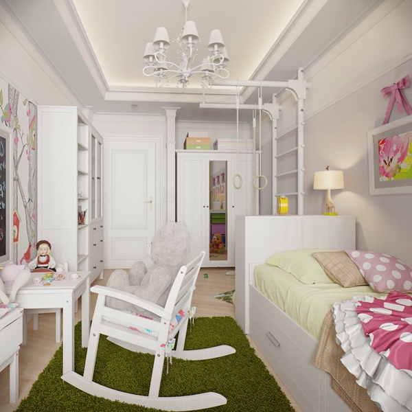 ห้องนอนเด็กผู้หญิงสีขาว เติมเต็มจินตนาการแสนหวาน ห้องนอนเด็กผู้หญิงสีขาว เติมเต็มจินตนาการแสนหวาน