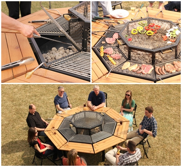 โต๊ะปิ้งย่างแปดเหลี่ยม อิ่มสะดวกทั้งครอบครัว โต๊ะปิ้งย่างแปดเหลี่ยม อิ่มสะดวกทั้งครอบครัว