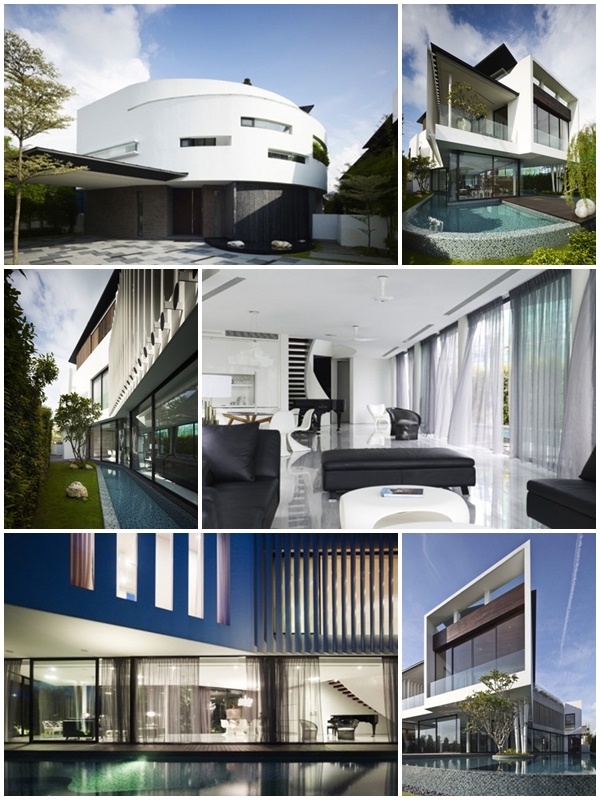 บ้านโมเดิร์น 2 ชั้น ดีไซน์แตกต่าง มีสระน้ำรอบบ้าน บ้านโมเดิร์น 2 ชั้น ดีไซน์แตกต่าง มีสระน้ำรอบบ้าน