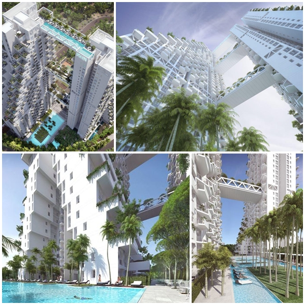 The Sky Habitat คอนโดพร้อมสระน้ำลอยฟ้าในสิงคโปร์ The Sky Habitat คอนโดพร้อมสระน้ำลอยฟ้าในสิงคโปร์