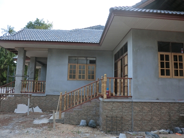 สร้างบ้านชั้นเดียวกลางสวน น่ารักเหมือนอยู่เมืองนอก สร้างบ้านชั้นเดียวกลางสวน น่ารักเหมือนอยู่เมืองนอก