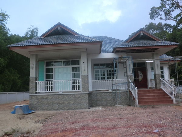 สร้างบ้านชั้นเดียวกลางสวน น่ารักเหมือนอยู่เมืองนอก สร้างบ้านชั้นเดียวกลางสวน น่ารักเหมือนอยู่เมืองนอก