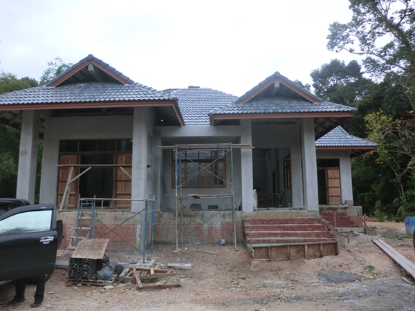 สร้างบ้านชั้นเดียวกลางสวน น่ารักเหมือนอยู่เมืองนอก สร้างบ้านชั้นเดียวกลางสวน น่ารักเหมือนอยู่เมืองนอก