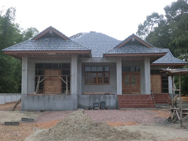 สร้างบ้านชั้นเดียวกลางสวน น่ารักเหมือนอยู่เมืองนอก สร้างบ้านชั้นเดียวกลางสวน น่ารักเหมือนอยู่เมืองนอก