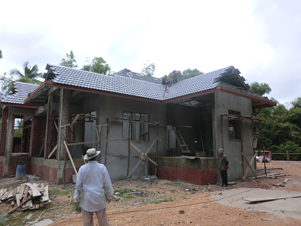 สร้างบ้านชั้นเดียวกลางสวน น่ารักเหมือนอยู่เมืองนอก สร้างบ้านชั้นเดียวกลางสวน น่ารักเหมือนอยู่เมืองนอก