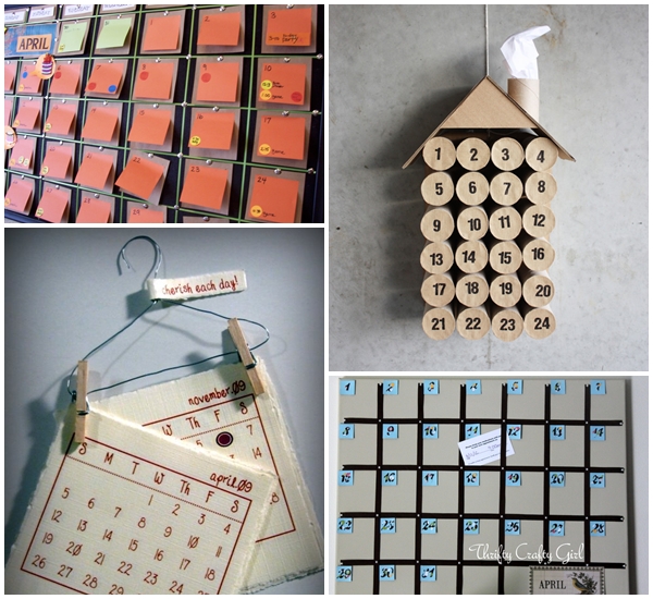 10 ไอเดีย DIY ปฏิทิน รับปีใหม่