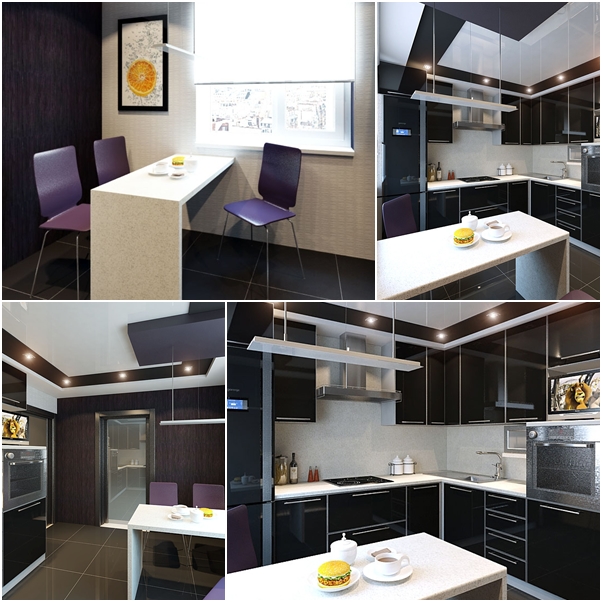 ห้องครัวโมเดิร์นเท่ ๆ สีดำ สำหรับคนรุ่นใหม่
