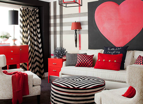 อินเลิฟ! ห้องรับแขกสีแดงสุดจี๊ด