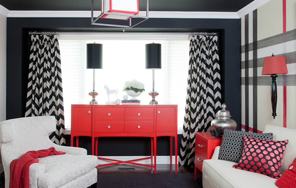 อินเลิฟ! ห้องรับแขกสีแดงสุดจี๊ด