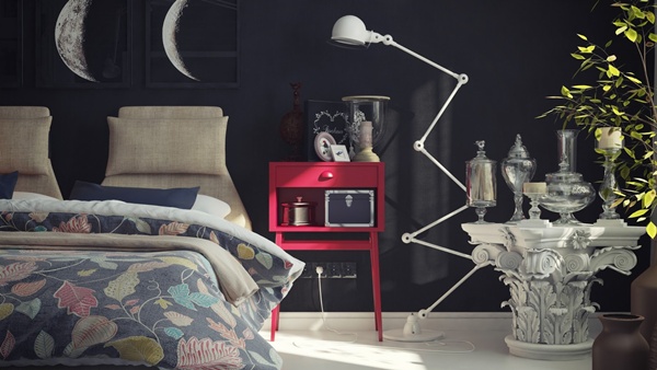 ห้องนอนสวยล้ำ แบบ นักบินอวกาศ