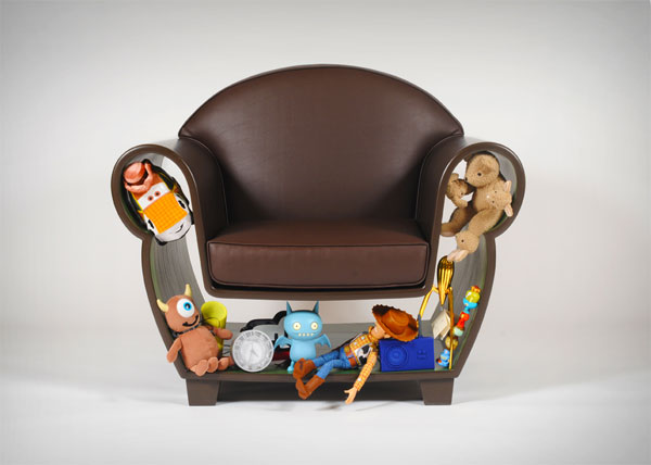 อาร์มแชร์ เฟอร์นิเจอร์เก๋ๆ เก็บของได้ในตัวเอง